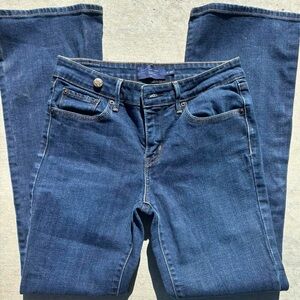 LEVIS DEMI CURVE WOMENS BOOT-CUT JEANS